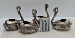 Подсвечники подставки Лебеди 4 шт. (A867)
