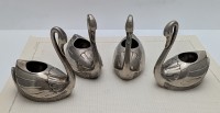 Подсвечники подставки Лебеди 4 шт. (A867)