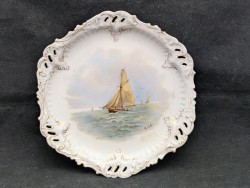 Limoges антикварная французская тарелка (B162)