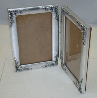 Рамка для фотографии двойная складная винтажная (Z041)