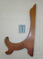 Подставка винтажная складная под картину или большое блюдо (M097)