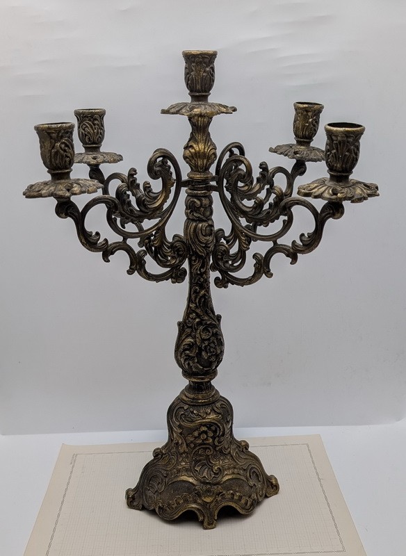 Канделябр винтажный подсвечник на 5 свечей (A868)