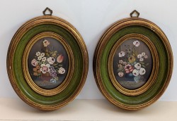 Мини-картины винтажные настенные украшения Цветы (A968)