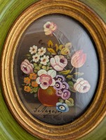 Мини-картины винтажные настенные украшения Цветы (A968)
