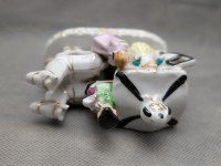 Фигурка винтажная фарфоровая Карета (B063)