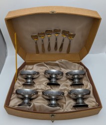 GA винтажный набор для мороженного на 6 персон (B260)