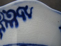 Petrus Regout Maastricht Delfts вазы старинные 2 штуки (M683)