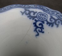 Petrus Regout Maastricht Delfts вазы старинные 2 штуки (M683)