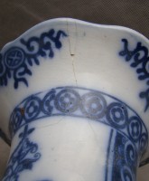 Petrus Regout Maastricht Delfts вазы старинные 2 штуки (M683)