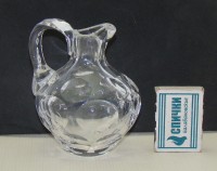 Кувшинчик маленький хрустальный винтаж (A574)