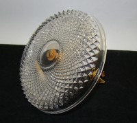 Val Saint Lambert конфетница хрустальная винтажная Лебедь (A770)