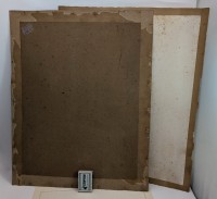 Старинная гравюра меццо-тинто Мадонна Грандука (A969)