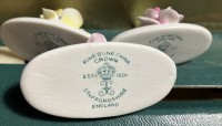 Crown Staffordshire набор винтажных подставок для карточек Розы 6 шт. (B261)