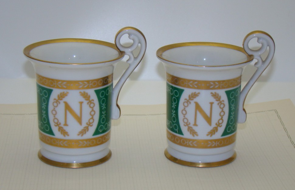 Eisenberg Special Porcelain чашки винтажные 2 шт. наполеоника (A575)