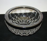 Val Saint Lambert вазочка орешница хрустальная старинная (A771)