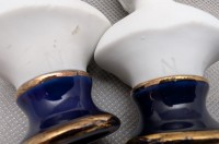 Каподимонте бюстики фигурки винтажные пара (B065)