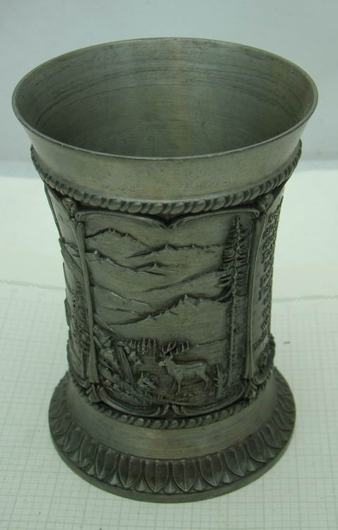 Стакан оловянный с литьём (R650)