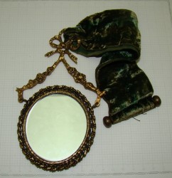 Зеркальце винтажное с подвеской (Y550)