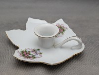 Подсвечник фарфоровый винтажный (B066)