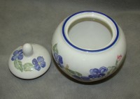 Moselle сахарница фаянсовая винтажная (W690)