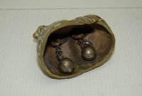Колокольчик-фигурка бронзовый старинный (A675)