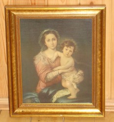 Картина репродукция на холсте винтажная (W375)