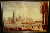 Картина репродукция на холсте Ecole Guardi (Y553)