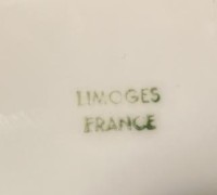 Limoges блюдо лоточек винтажный Виноградный лист (M688)