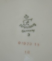 Furstenberg тарелочки винтажные десертные 6 шт. Фрукты (M984)