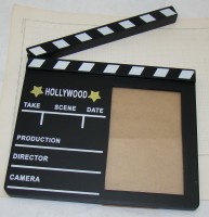Рамка для фото в виде режиссерской хлопушки (W258)