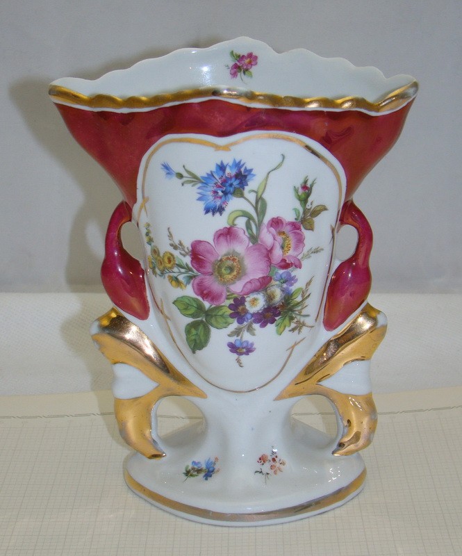 Porcelaine de Bruxelles ваза винтажная (M200)