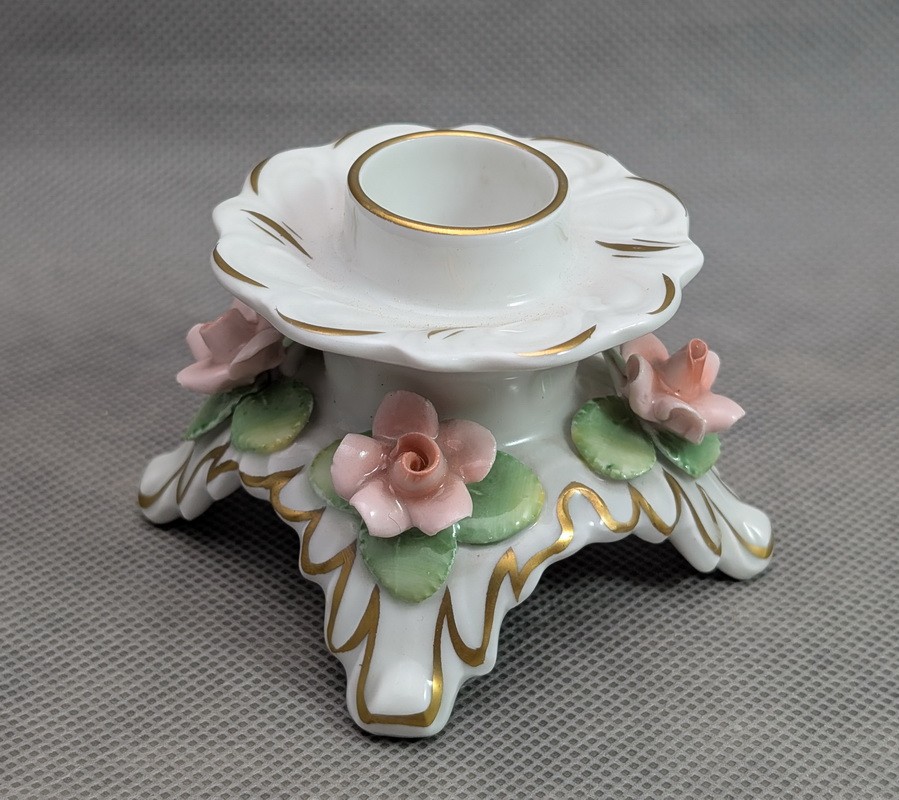 Alka-Kunst винтажный фарфоровый подсвечник (A975)