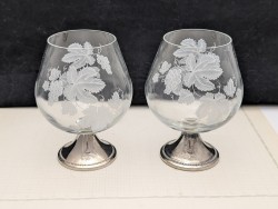 Бокалы винтажные Виноград 2 шт. (B070)