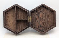 Шкатулка шестиугольная винтажная для аксессуаров (B267)