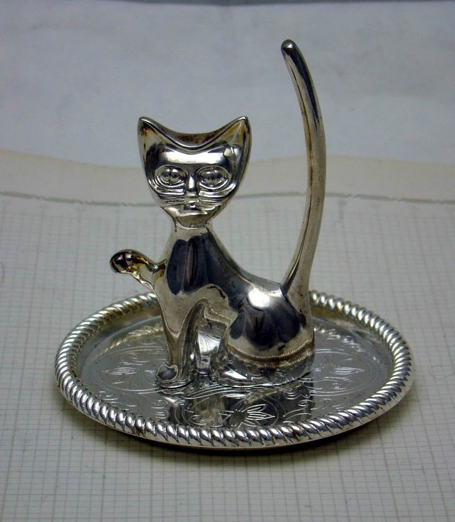 Подставка для колец "Кот" (P448)