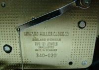 Howard Miller большие каминные часы с боем (M105)