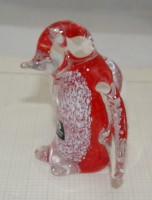 Pukeberg фигурка стеклянная винтажная Пингвин  (M591)