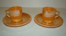 Две кофейные пары Anchor Hocking glass (T315)