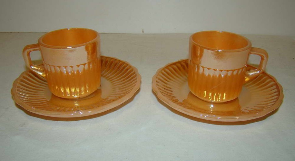 Две кофейные пары Anchor Hocking glass (T315)