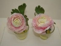 Розы искусственные в стаканчиках 2 шт. (A085)