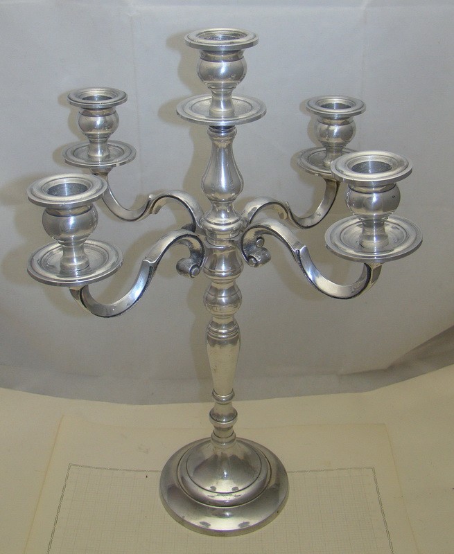 Канделябр подсвечник винтажный на 5 свечей (Z145)