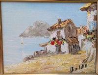 Картина Домик у моря (A877)