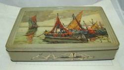 Коробка жестяная "Лодки" (V041)
