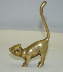 Фигурка бронзовая Кошка (X247)