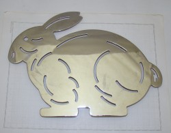 Подставка под горячее винтажная Кролик (M016)