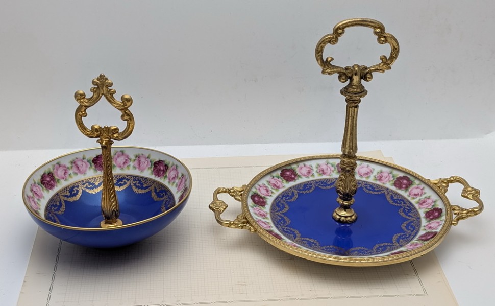 Heinrich & Co винтажные сервировочные блюда 2 шт. (A978)