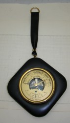 Барометр с термометром винтажный (X985)