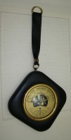 Барометр с термометром винтажный (X985)