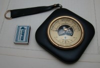Барометр с термометром винтажный (X985)