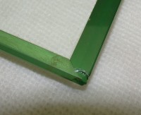 Старинная рамка для фотографии с дефектами (M204)